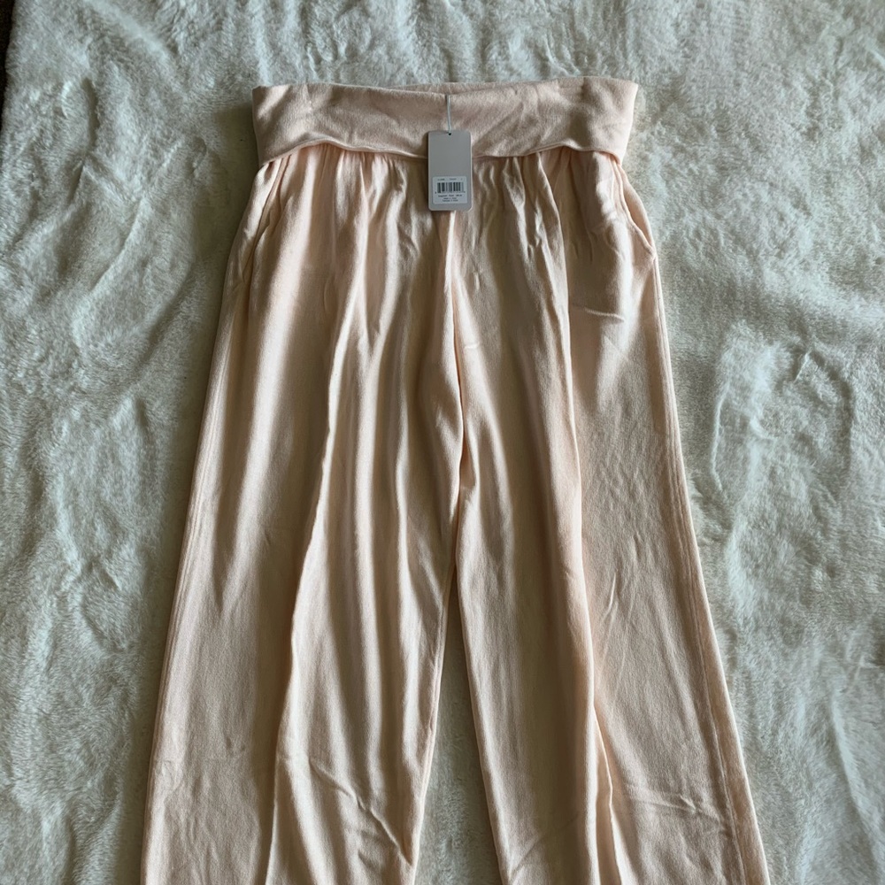 Cashmere pants with pockets